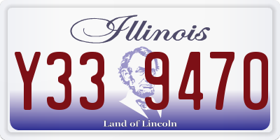 IL license plate Y339470