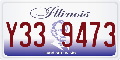 IL license plate Y339473