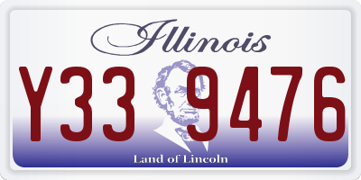 IL license plate Y339476