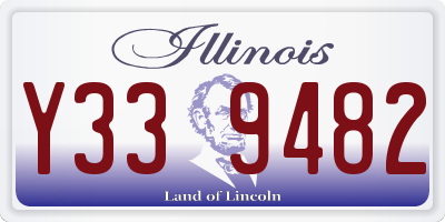 IL license plate Y339482