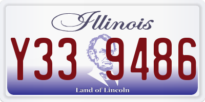 IL license plate Y339486