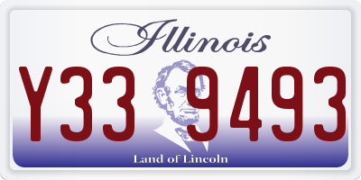IL license plate Y339493