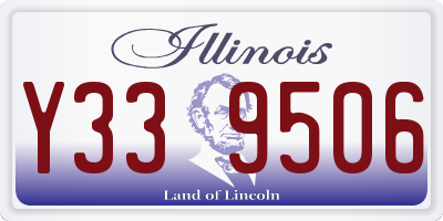 IL license plate Y339506