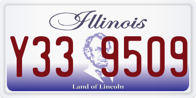 IL license plate Y339509