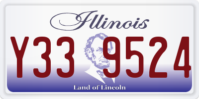 IL license plate Y339524