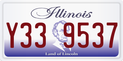 IL license plate Y339537