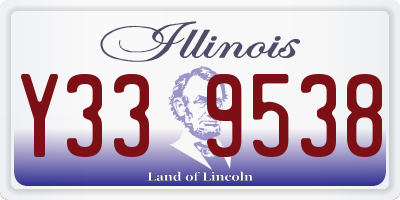 IL license plate Y339538