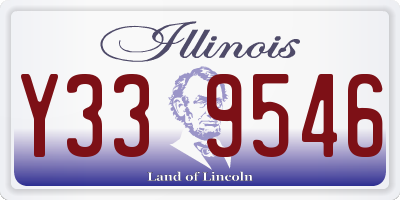 IL license plate Y339546