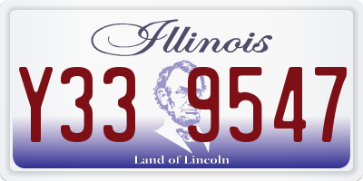 IL license plate Y339547