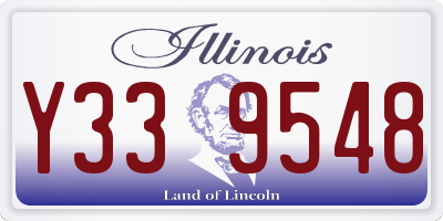 IL license plate Y339548