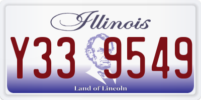 IL license plate Y339549