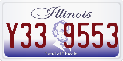 IL license plate Y339553