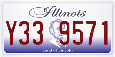 IL license plate Y339571
