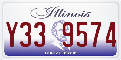 IL license plate Y339574