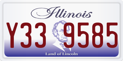 IL license plate Y339585
