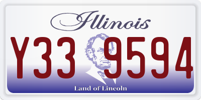 IL license plate Y339594