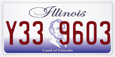 IL license plate Y339603