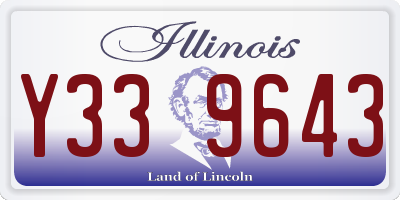 IL license plate Y339643