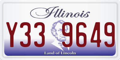 IL license plate Y339649