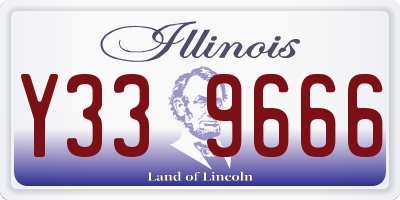 IL license plate Y339666