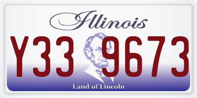 IL license plate Y339673