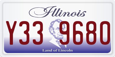 IL license plate Y339680