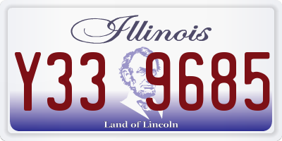 IL license plate Y339685