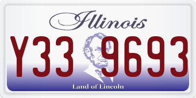 IL license plate Y339693