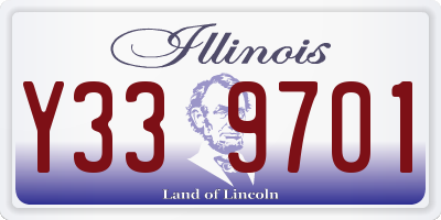 IL license plate Y339701