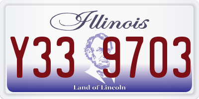 IL license plate Y339703