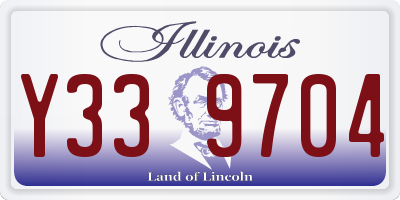IL license plate Y339704
