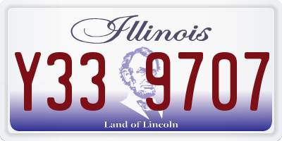 IL license plate Y339707