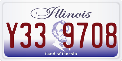 IL license plate Y339708