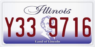 IL license plate Y339716