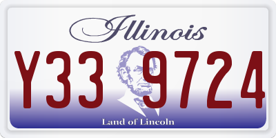 IL license plate Y339724