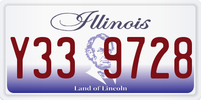 IL license plate Y339728