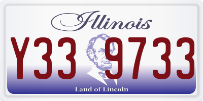 IL license plate Y339733