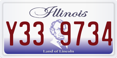 IL license plate Y339734