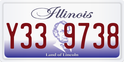 IL license plate Y339738