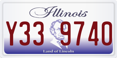 IL license plate Y339740