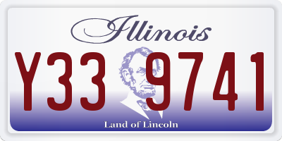 IL license plate Y339741