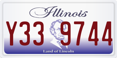 IL license plate Y339744