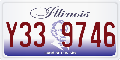 IL license plate Y339746