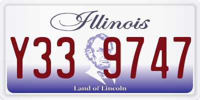 IL license plate Y339747