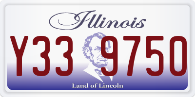 IL license plate Y339750