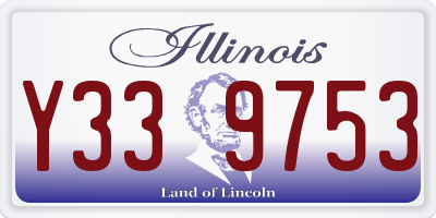IL license plate Y339753