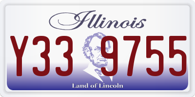 IL license plate Y339755