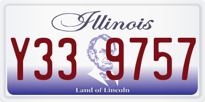 IL license plate Y339757
