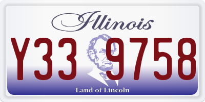IL license plate Y339758