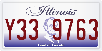 IL license plate Y339763